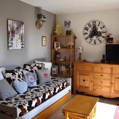 Appartement chaleureux avec grand balcon sud
