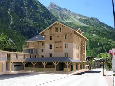 Vue générale sur la montagne ou vue sur la montagne depuis l'appartement