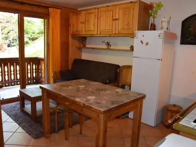 Plan de l'établissement Appartement avec jardin, idéal pour famille, proche pistes - FR-1-464-68