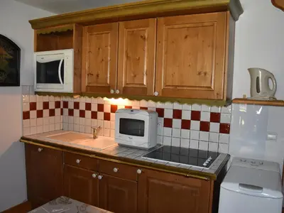 Plan de l'établissement Appartement avec jardin, idéal pour famille, proche pistes - FR-1-464-68