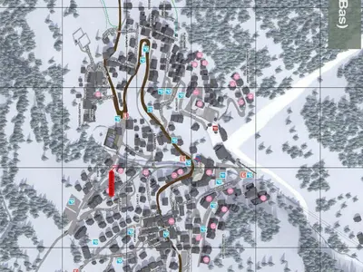 Plan de l'établissement Appartement chaleureux PMR avec terrasse sud, parking, près de Champagny-en-Vanoise - FR-1-464-80