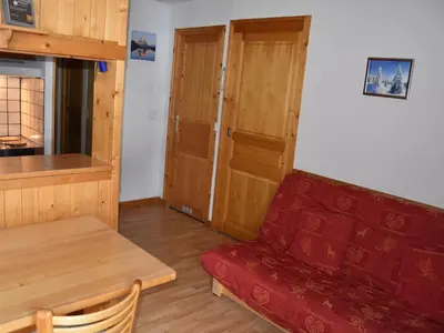 Coin salon dans l'établissement Appartement en Centre-ville, 4 Pers., Proche Téléphérique - FR-1-464-89