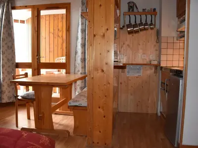 Cuisine ou kitchenette dans l'établissement Appartement en Centre-ville, 4 Pers., Proche Téléphérique - FR-1-464-89