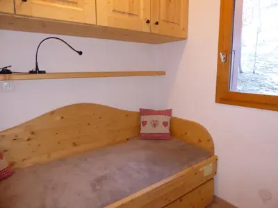 Un ou plusieurs lits dans un hébergement de l'établissement Appartement lumineux avec balcon - 4 personnes - FR-1-464-91