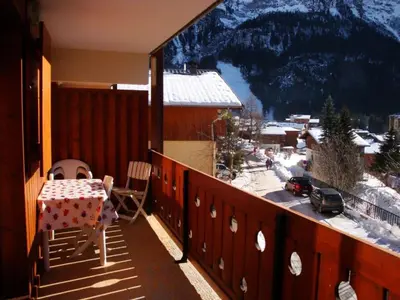 Vue générale sur la montagne ou vue sur la montagne depuis l'appartement