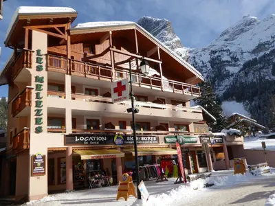 Vue générale sur la montagne ou vue sur la montagne depuis l'appartement