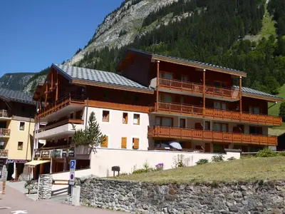 Vue générale sur la montagne ou vue sur la montagne depuis l'appartement