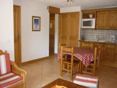 Plan de l'établissement Charmant appartement montagnard proche des pistes - FR-1-464-120