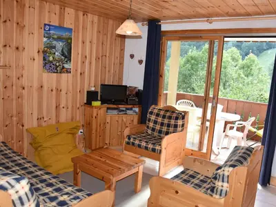 Télévision ou salle de divertissement dans l'établissement Proche télécabine - Terrasse et animaux acceptés - FR-1-464-128