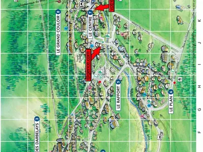 Plan de l'établissement Studio cosy centre, balcon sud, animaux et parking - FR-1-464-129