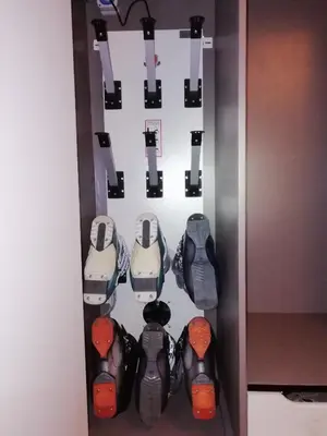 Coin salon dans l'établissement Appartement au lac ski aux pieds