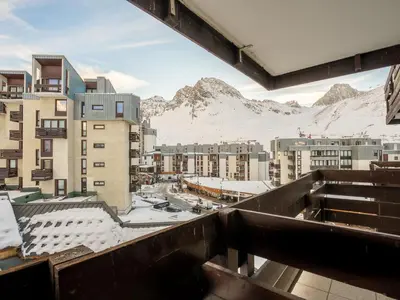 Vue générale sur la montagne ou vue sur la montagne depuis l'appartement