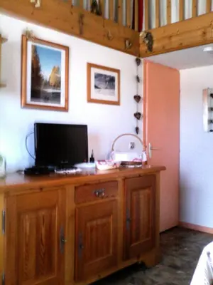 Télévision ou salle de divertissement dans l'établissement Appartement 2 pièces 4 pers au centre de la station - 2 Pièces 4 personnes MAE-6358