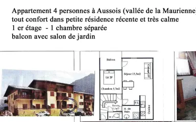 Plan de l'établissement Appartement 2 pièces 4 pers au centre de la station - 2 Pièces 4 personnes MAE-6358