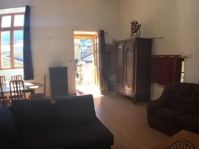 Coin salon dans l'établissement Appartement 4 pièces 10 pers. en plein centre de la station - 4 Pièces 10 personnes MAE-7675