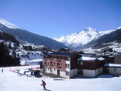 L'établissement Studio 5 personnes avec vue montagne à Val Cenis - Studio 5 personnes MAE-7798 en hiver