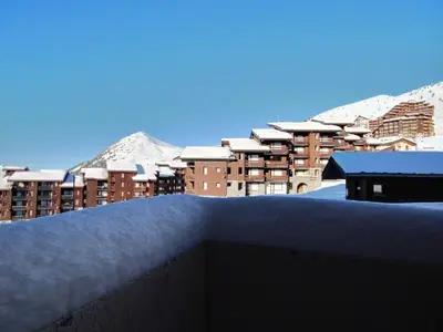 Vue générale sur la montagne ou vue sur la montagne depuis l'appartement