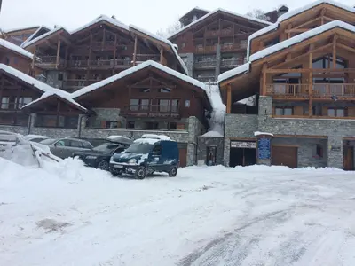 L'établissement appartement fogliettaz en hiver