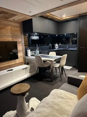 Coin salon dans l'établissement TIGNES - VAL D'ISERE - SKI au PIED