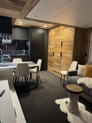 Coin salon dans l'établissement TIGNES - VAL D'ISERE - SKI au PIED