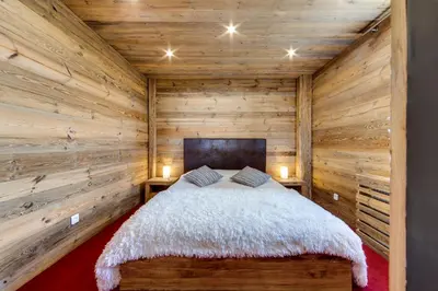 Un ou plusieurs lits dans un hébergement de l'établissement Appartement d'exception Tignes