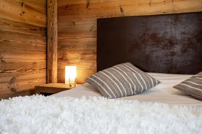 Un ou plusieurs lits dans un hébergement de l'établissement Appartement d'exception Tignes