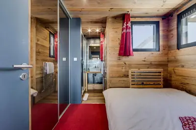 Un ou plusieurs lits dans un hébergement de l'établissement Appartement d'exception Tignes