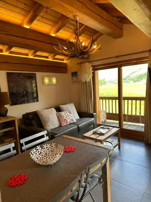Balcon ou terrasse dans l'établissement Chalet Barmaz
