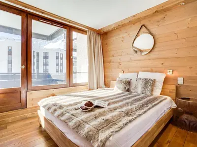 Un ou plusieurs lits dans un hébergement de l'établissement Apartment Le Prariond - Val Claret-10 by Interhome