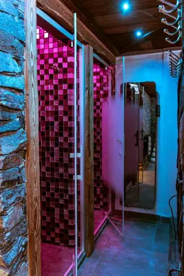 Salle de bains dans l'établissement Club Alpina - Champagny-en-Vanoise