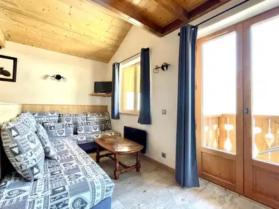 Coin salon dans l'établissement Club Alpina - Champagny-en-Vanoise