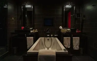 Salle de bains dans l'établissement Avenue Lodge Hotel & Spa