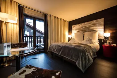 Un ou plusieurs lits dans un hébergement de l'établissement Avenue Lodge Hotel & Spa