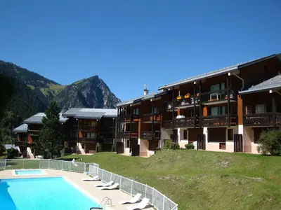 Vue générale sur la montagne ou vue sur la montagne depuis l'appartement