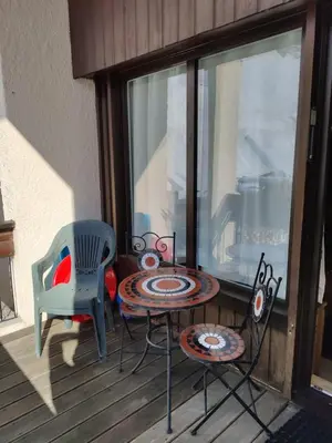 Balcon ou terrasse dans l'établissement Le Pramecou Tignes Val Claret