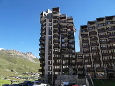 Vue générale sur la montagne ou vue sur la montagne depuis l'appartement