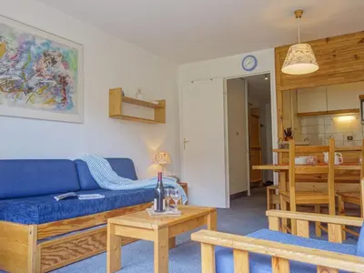 Coin salon dans l'établissement Apartment Les Tommeuses - Val Claret-19 by Interhome