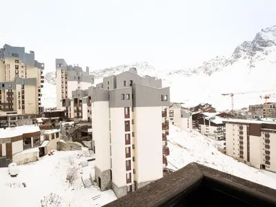 Vue générale sur la montagne ou vue sur la montagne depuis l'appartement