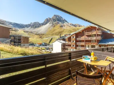 Vue générale sur la montagne ou vue sur la montagne depuis l'appartement