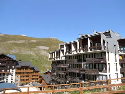 Vue générale sur la montagne ou vue sur la montagne depuis l'appartement