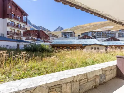 Vue générale sur la montagne ou vue sur la montagne depuis l'appartement