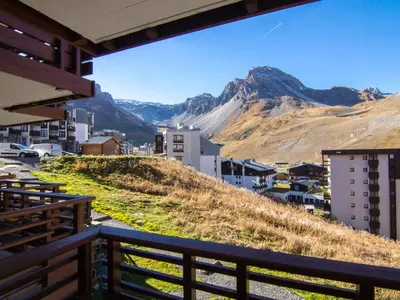 Vue générale sur la montagne ou vue sur la montagne depuis l'appartement