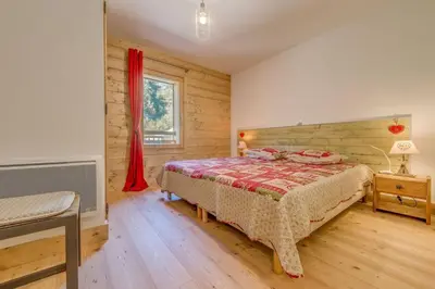Un ou plusieurs lits dans un hébergement de l'établissement Le Reclard - Les Balcons Etoilés