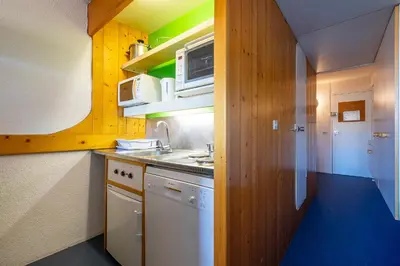 Cuisine ou kitchenette dans l'établissement LES ARCS 1800 Village du Charvet