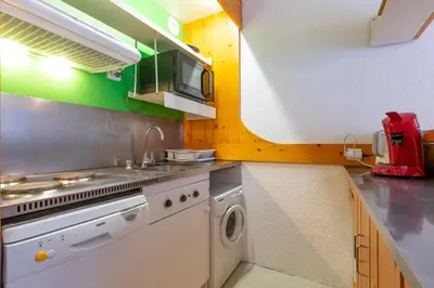 Cuisine ou kitchenette dans l'établissement LES ARCS 1800 Village du Charvet