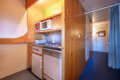 Cuisine ou kitchenette dans l'établissement LES ARCS 1800 Village du Charvet