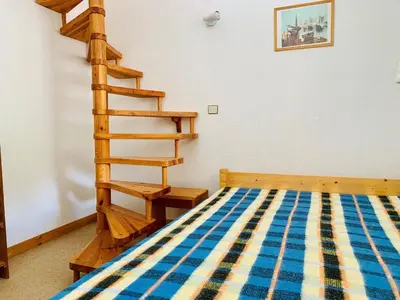 Un ou plusieurs lits dans un hébergement de l'établissement Duplex lumineux 2 pièces à Val d'Isère, proche pistes - FR-1-411-299