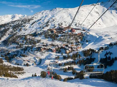 L'établissement Duplex 4 pièces, 8 personnes, skis aux pieds aux Arcs 1800 - FR-1-411-2 en hiver