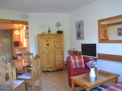 Plan de l'établissement Charmant studio 4 pers, ambiance chalet, animaux admis - FR-1-411-267