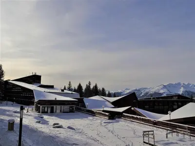 L'établissement Studio skis aux pieds pour 4 pers. à Arc 1800 avec balcon - FR-1-411-54 en hiver